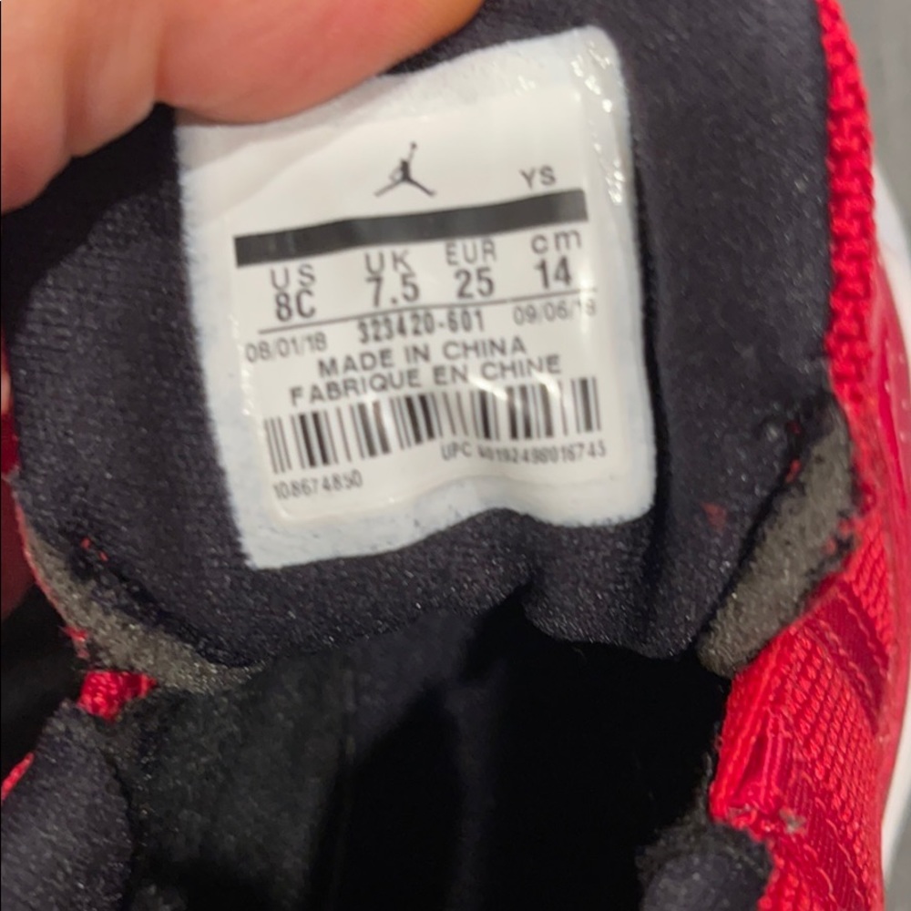 Red Jordan 6 Rings (TD) - Picture 5 of 5